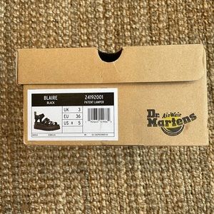 Dr Marten Blaire Patent Leather Sandal